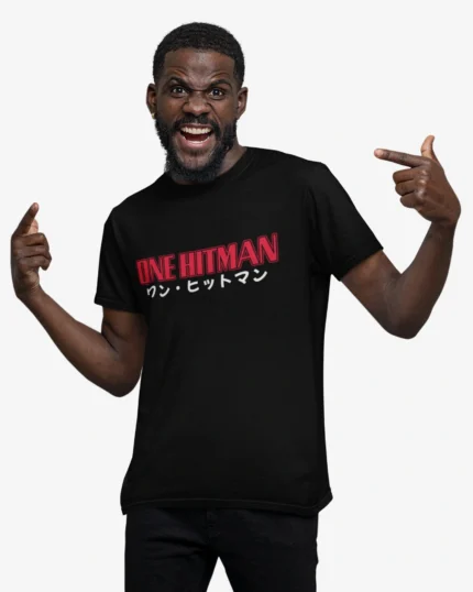 Hitman Typographic Black T shirt 3